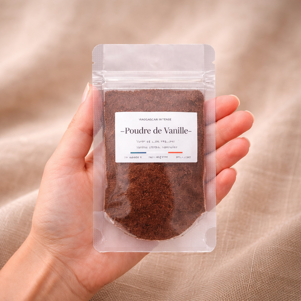 50 Grammes de Poudre de Vanille de Madagascar - La Fabrique de Vanille